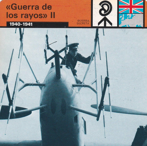 FICHA GUERRA SECRETA 344: GUERRA DE LOS RAYOS II. 1940-1941