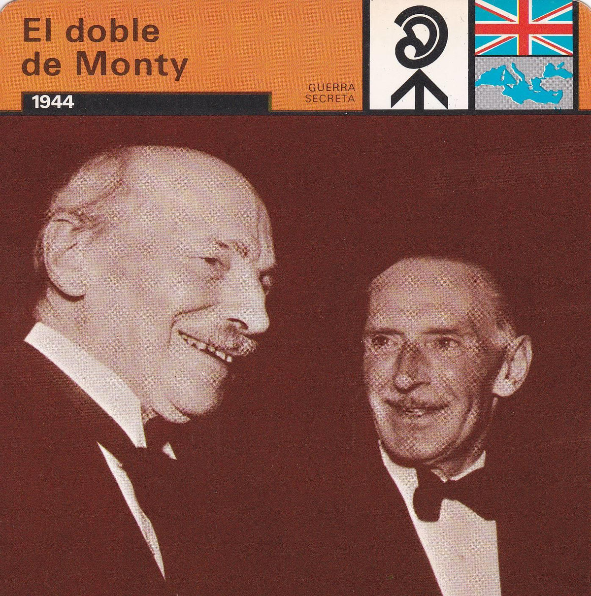 FICHA GUERRA SECRETA 348: EL DOBLE DE MONTY. 1944