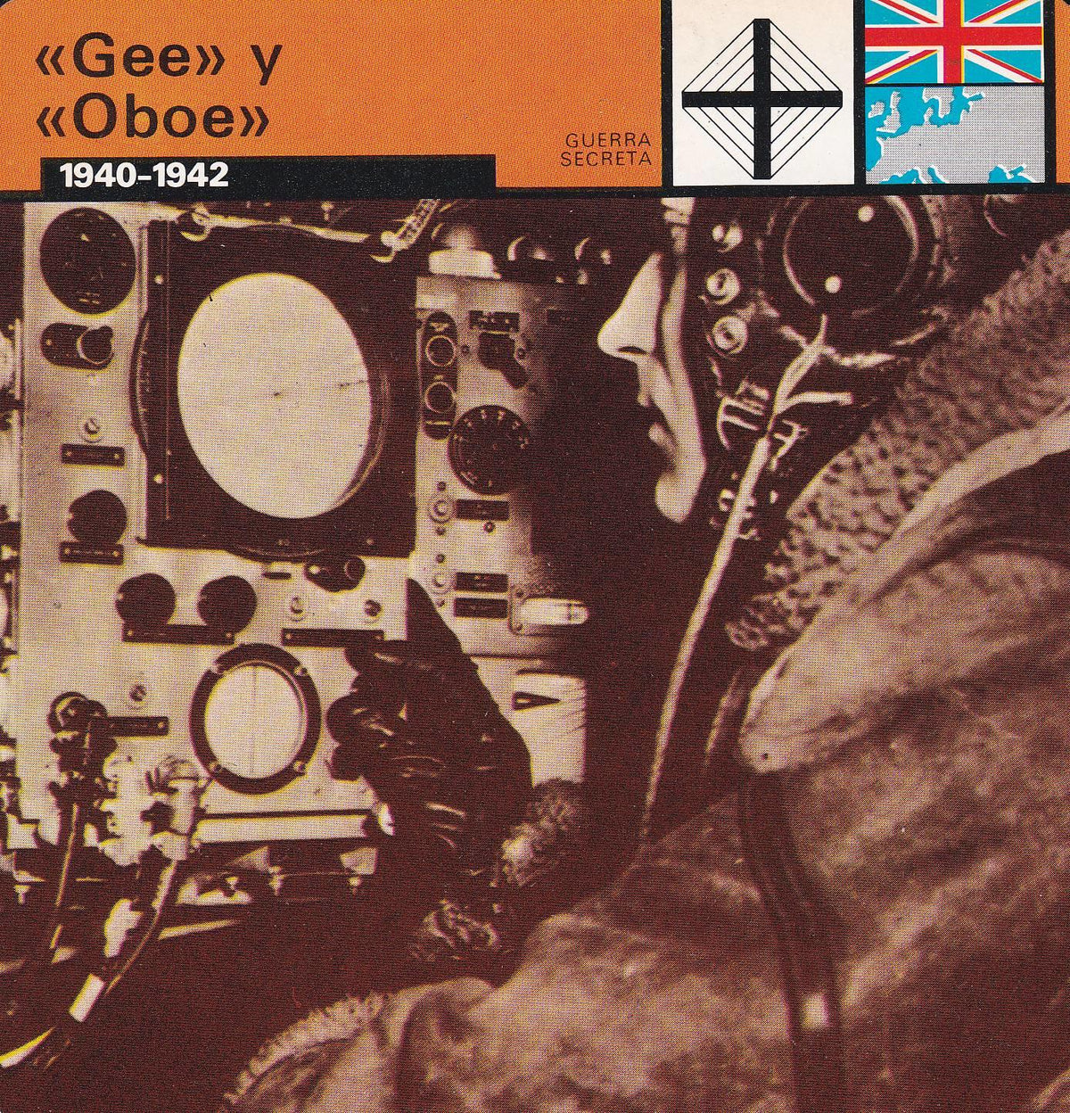 FICHA GUERRA SECRETA 351: GEE Y OBOE. 1940-1942