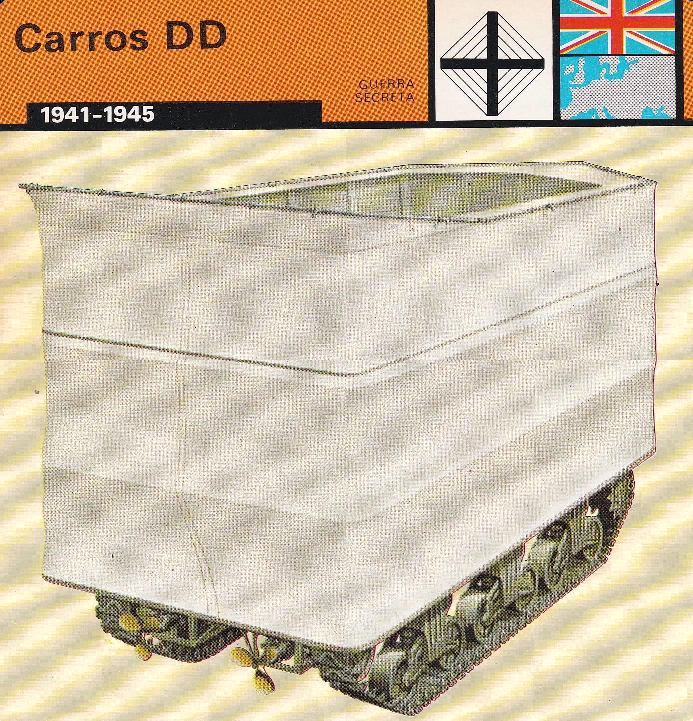 FICHA GUERRA SECRETA 353: CARROS DD. 1941-1945