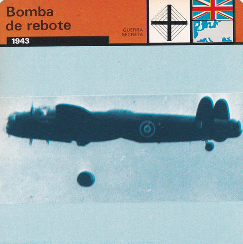 FICHA GUERRA SECRETA 356: BOMBA DE REBOTE. 1943