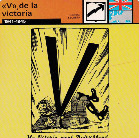 FICHA GUERRA SECRETA 362: V DE LA VICTORIA. 1941-1945