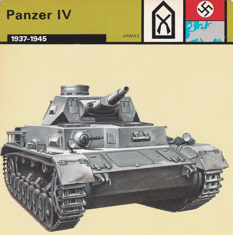 FICHA ARMAS 378: PANZER IV. 1937-1945