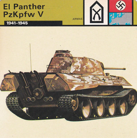 FICHA ARMAS 392: EL PANTHER PZKPFW V. 1941-1945