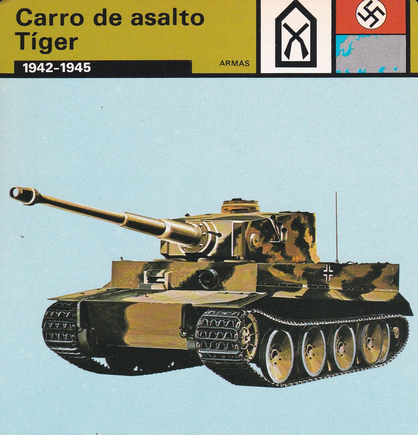 FICHA ARMAS 395: CARRO DE ASALTO. 1942-1945