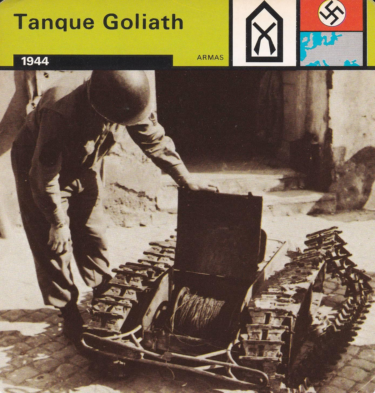 FICHA ARMAS 399: TANQUE GOLIATH. 1944