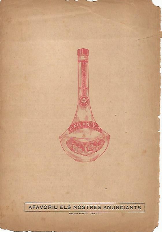 LAMINA 12922: Publicidad de Anis Antich