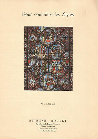 LAMINA 12924: Vidriera del siglo XIII