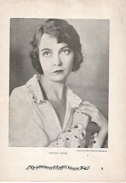 LAMINA 12955: Lilian Gish