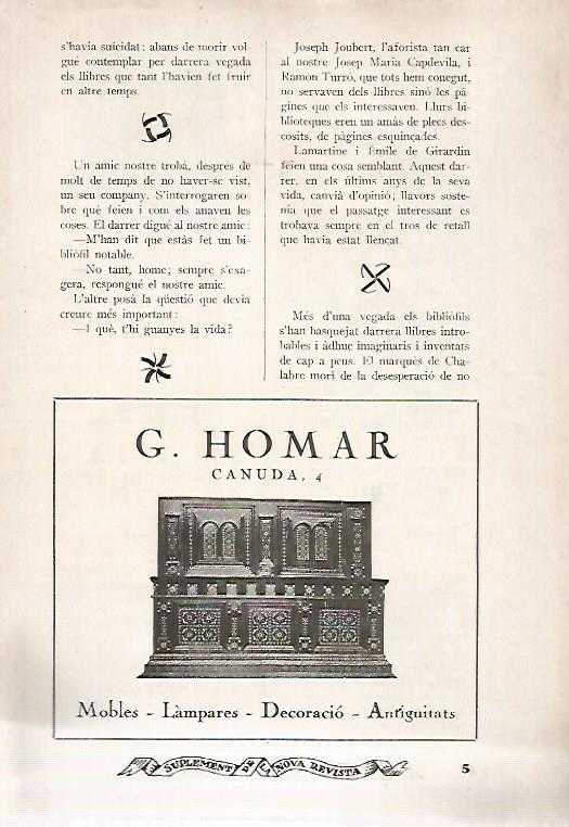 LAMINA 12956: Publicidad de G. Homar en calle Canuda de Barcelona