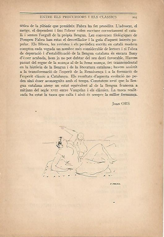 LAMINA 12960: Dibujo de P. Pruna