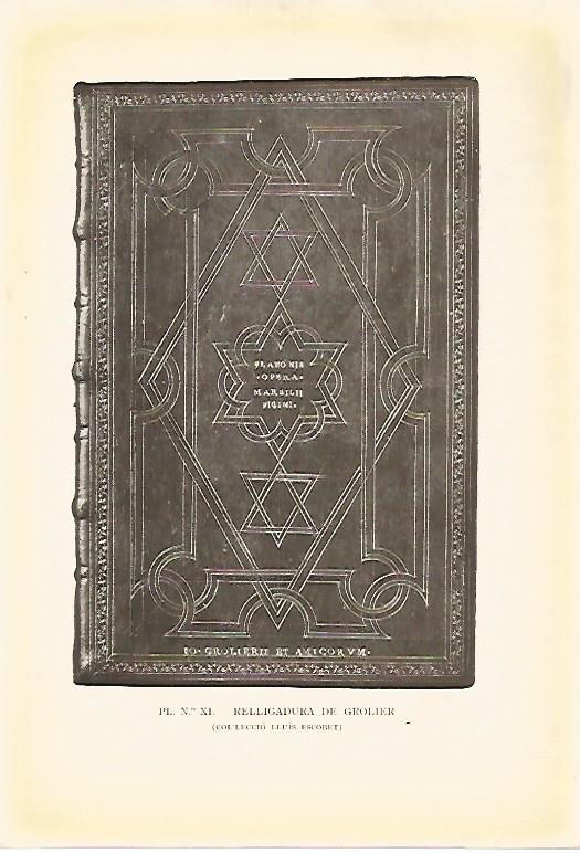 LAMINA 12963: Relligadura de Grolier de la Coleccion Lluis Escobet