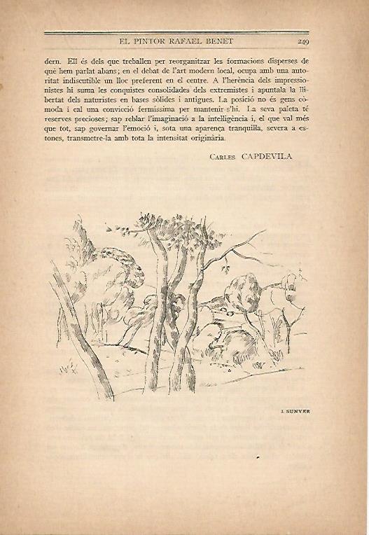 LAMINA 12965: Dibujo de J. Sunyer