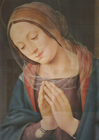 LAMINA 12982: Adoracion del Niño y angeles por Lorenzo di Credi