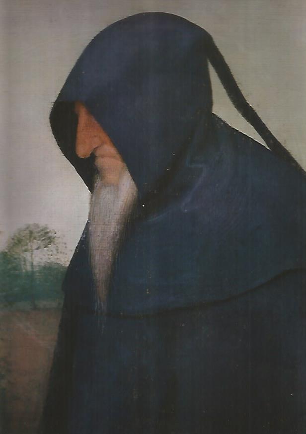 LAMINA 12995: Detalle de El misantropo por Peter Brueghel