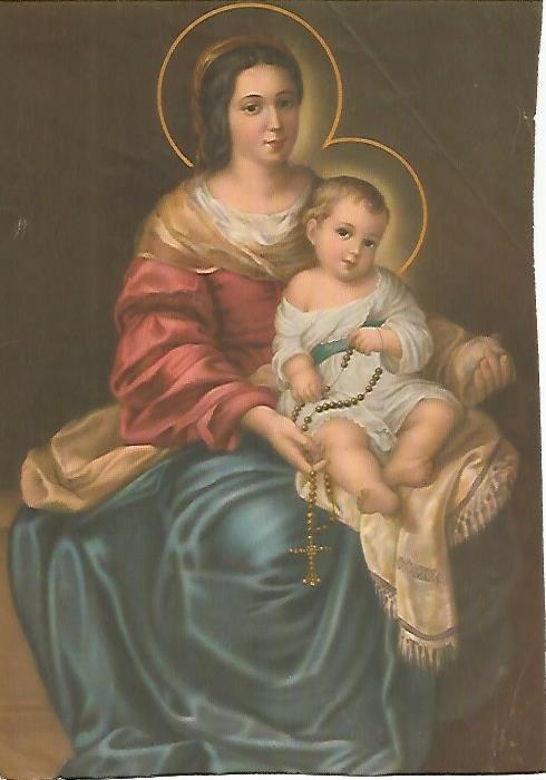 LAMINA 13041: LA Virgen del Rosario