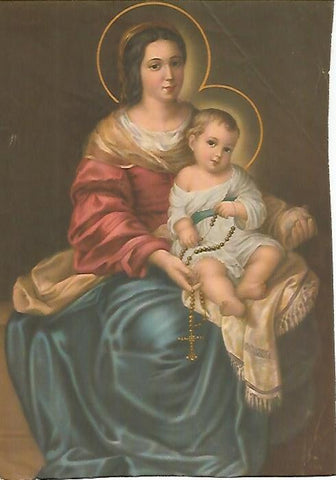 LAMINA 13041: LA Virgen del Rosario