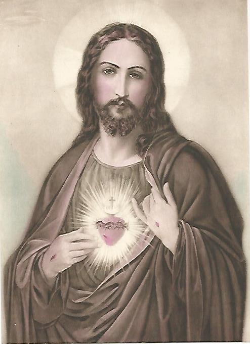 LAMINA 13045: Sagrado corazon de Jesus