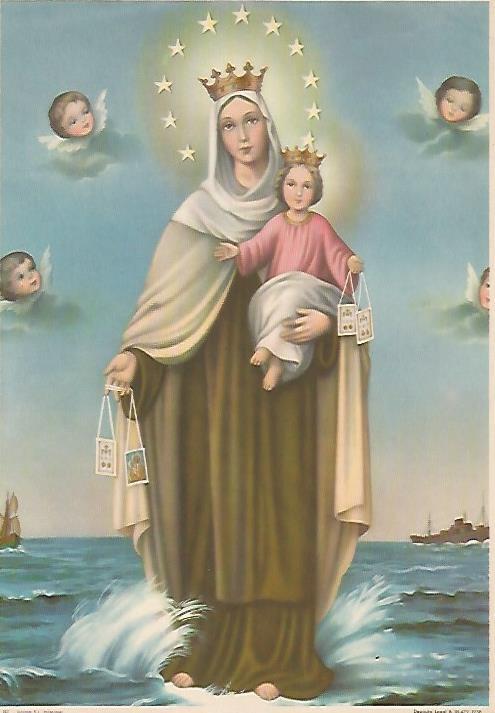 LAMINA 13050: La Virgen del Carmen numero 82
