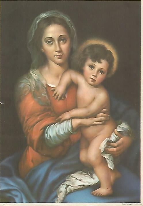 LAMINA 13070: La Virgen y el Niño numero 122