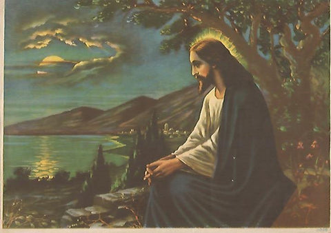 LAMINA 13091: Jesucristo rezando