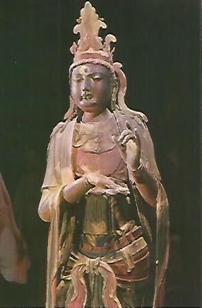 POSTAL A0361: Estatua cuarta del Templo Hua Yan. Ta tong