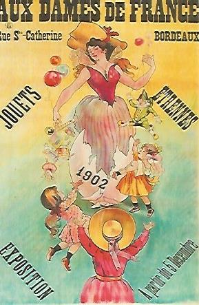 POSTAL A0390: Aux Dames de France