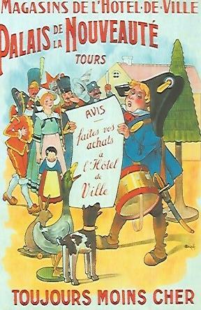 POSTAL A0391: Magasins de l Hotel de Ville