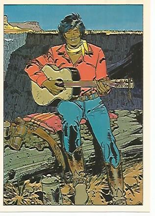 POSTAL A0397: Blueberry: Western song