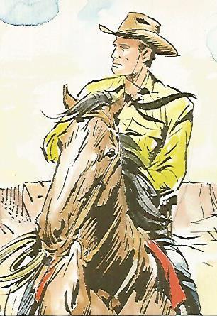 POSTAL A0425: Tex Willer de Aurelio Galeppini
