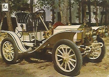 POSTAL A0438:  Coleccion Coches de Epoca. Dion Bouton 14 HP