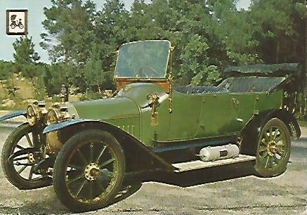 POSTAL A0439:  Coleccion Coches de Epoca. Peugeot 14 HP
