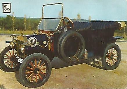 POSTAL A0440:  Coleccion Coches de Epoca. Ford I 17 HP