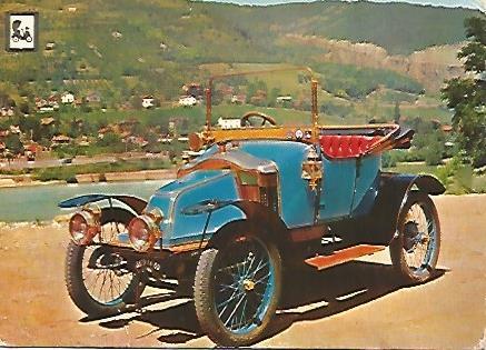 POSTAL A0443:  Coleccion Coches de Epoca. Clement Bayard 1913