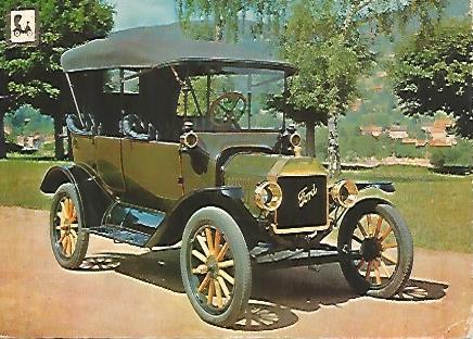 POSTAL A0444:  Coleccion Coches de Epoca. Ford T 1915