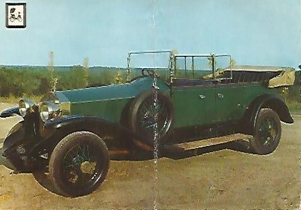 POSTAL A0446:  Coleccion Coches de Epoca. Rolls Royce 47 HP