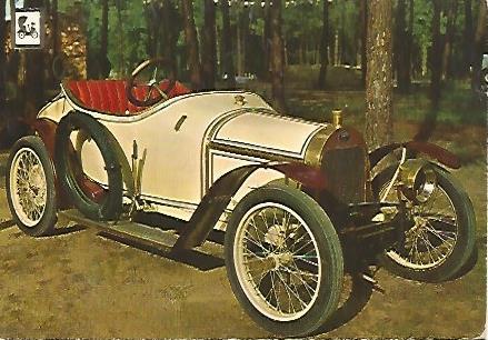 POSTAL A0451:  Coleccion Coches de Epoca. Baby Cid 7 HP