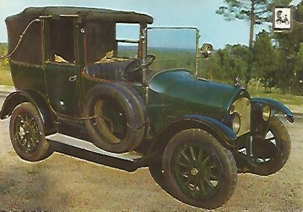 POSTAL A0453:  Coleccion Coches de Epoca. Milleres Overland 17 HP