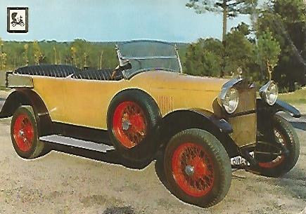 POSTAL A0454:  Coleccion Coches de Epoca. Donnet Zedel 17 HP