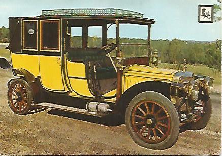 POSTAL A0457:  Coleccion Coches de Epoca.Panhard Levasor 40 HP