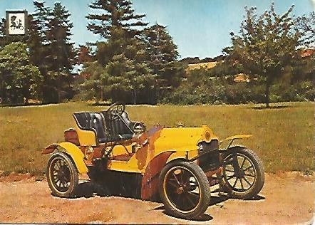 POSTAL A0458:  Coleccion Coches de Epoca. Sizaire et Naudin