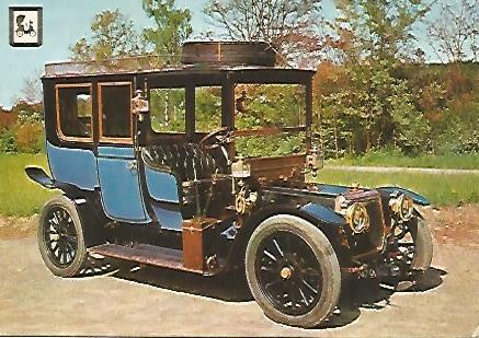 POSTAL A0459:  Coleccion Coches de Epoca. Panhard Levasor 1908