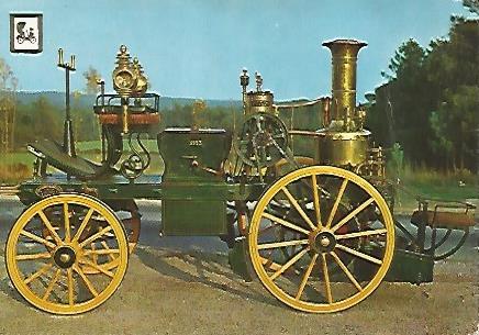 POSTAL A0466:  Coleccion Coches de Epoca. Caldera y motor Merryweather