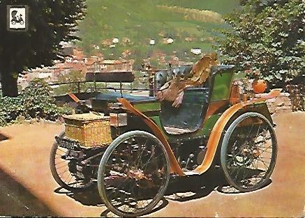 POSTAL A0467:  Coleccion Coches de Epoca. Rochet Scheider 1895