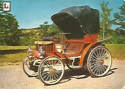 POSTAL A0469:  Coleccion Coches de Epoca. Peeugeot 1895