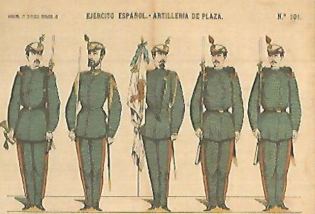 POSTAL A0519: Serie Exposicion Memoria Militar de España. Artilleria de Plaza