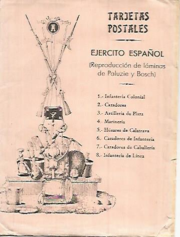 POSTAL A0524: Serie Exposicion Memoria Militar de España. Bolsa de tarjetas postales vacia