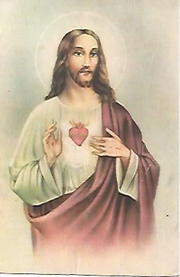 POSTAL A0526: El Sagrado Corazon de Jesus