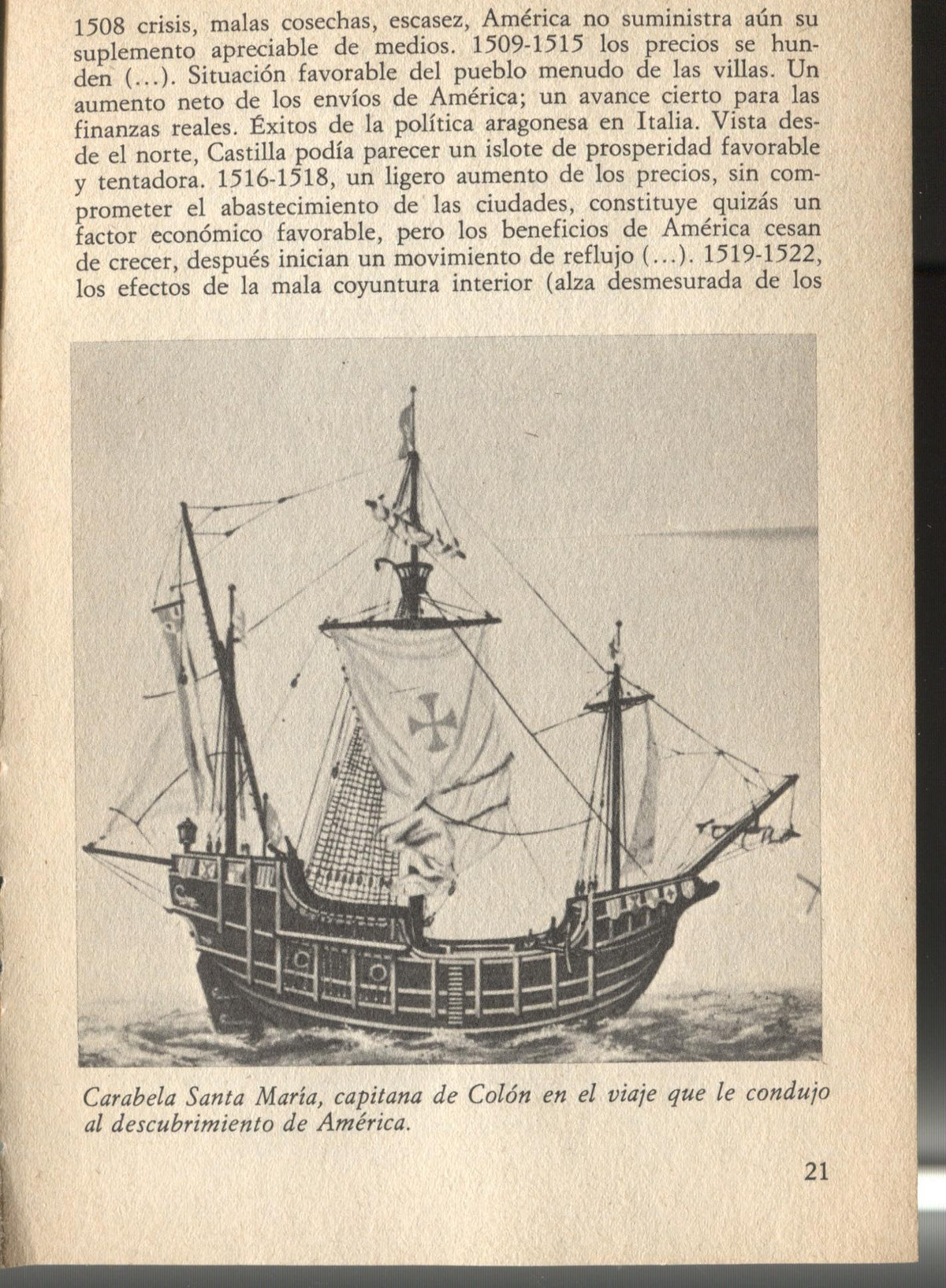 Lamina 01: Historia de España: Carabela Santa Maria