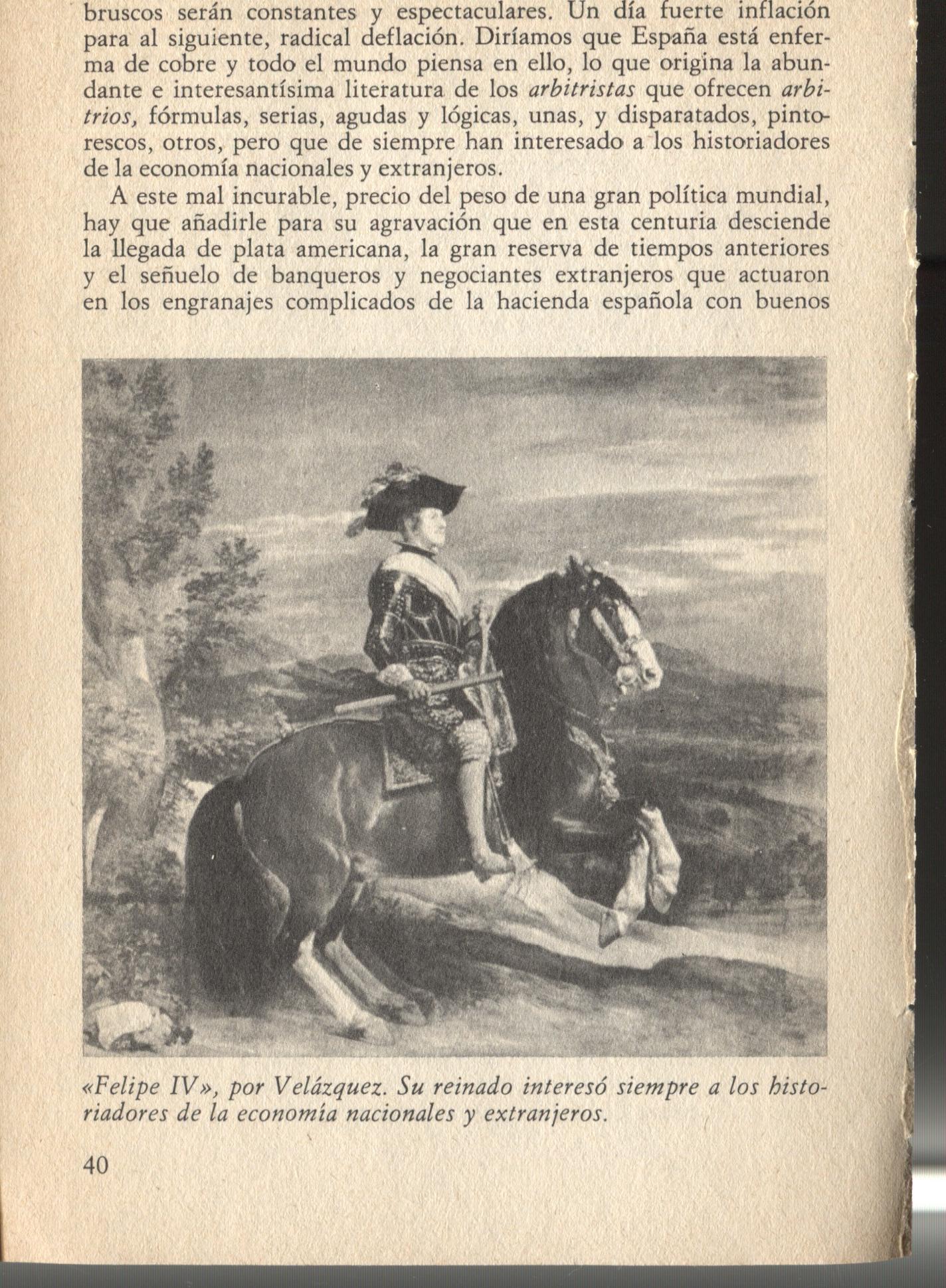 Lamina 06: Historia de España: Felipe IV por Velazquez